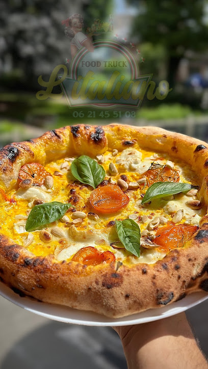 Pizza de l'italiano food truck à Dury